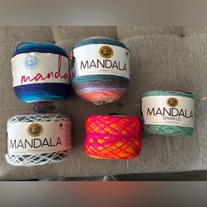 Mandala Yarn Variety of Colors